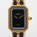 Chanel Premiere L Black Gold Watch