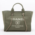 Khaki Deauville Shopping Tote (Rented Out)