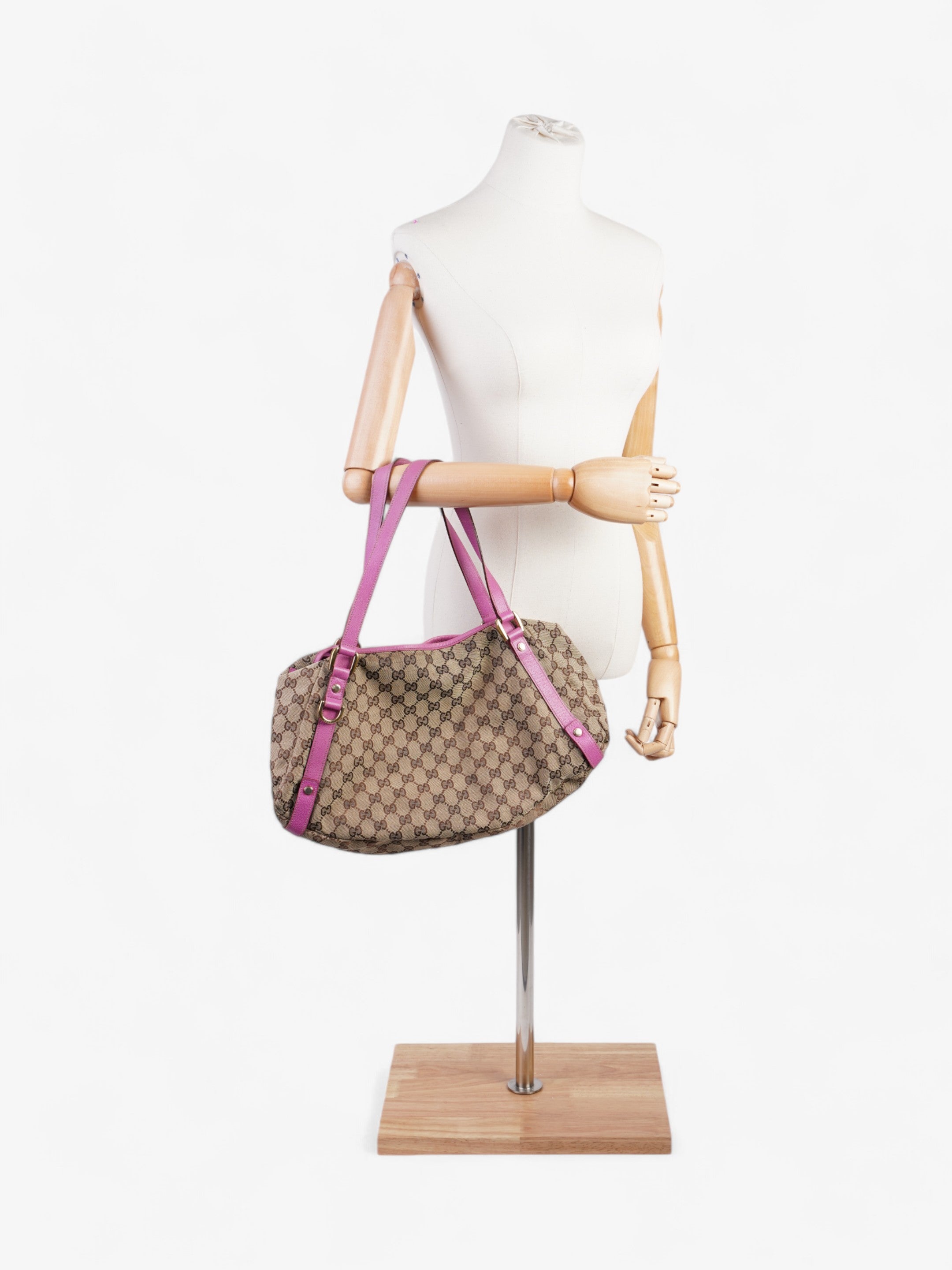 Gucci Tote Bag Supreme / Pink Canvas