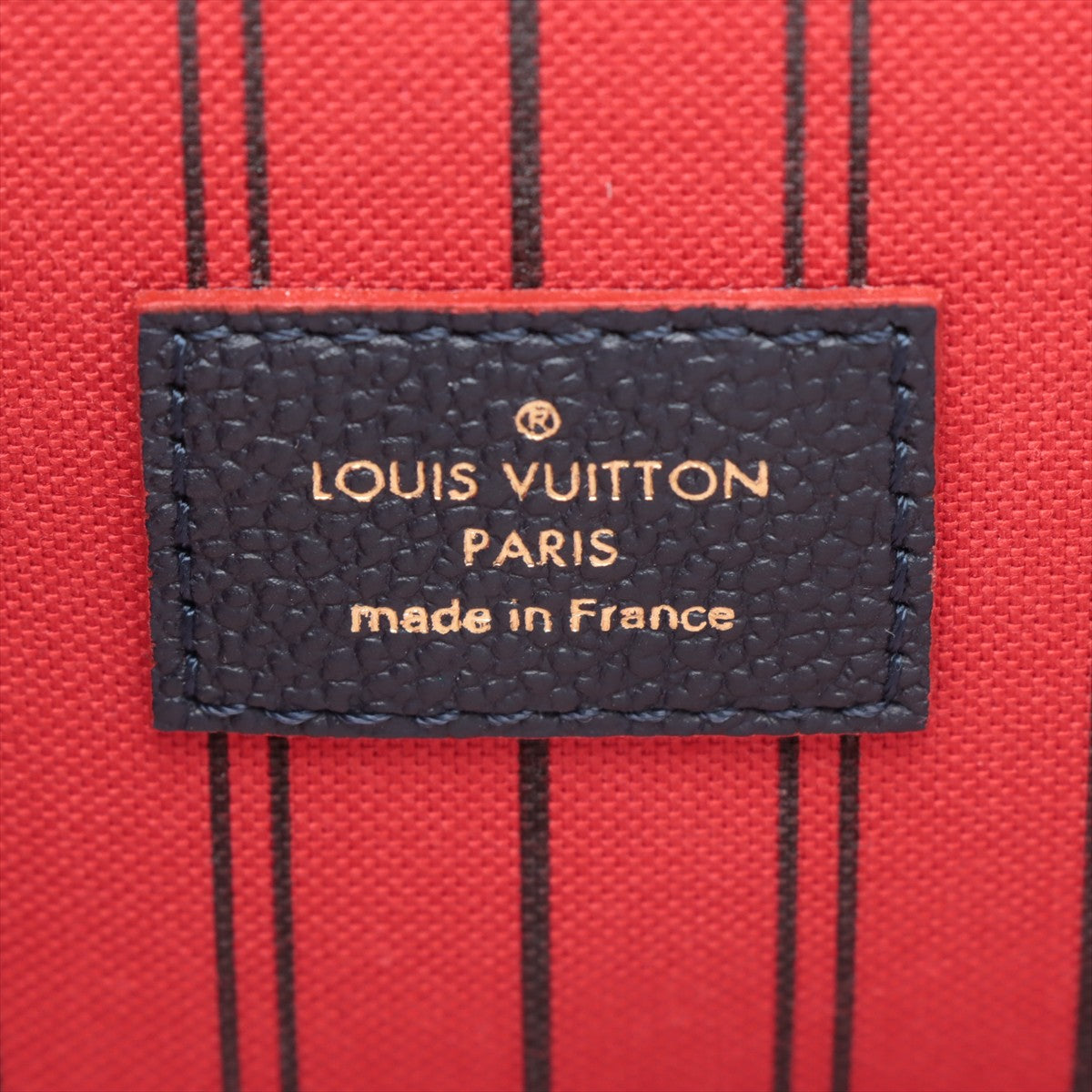 Louis Vuitton Marine Rouge Monogram Empreinte Leather Pochette Metis [Clearance Sale]