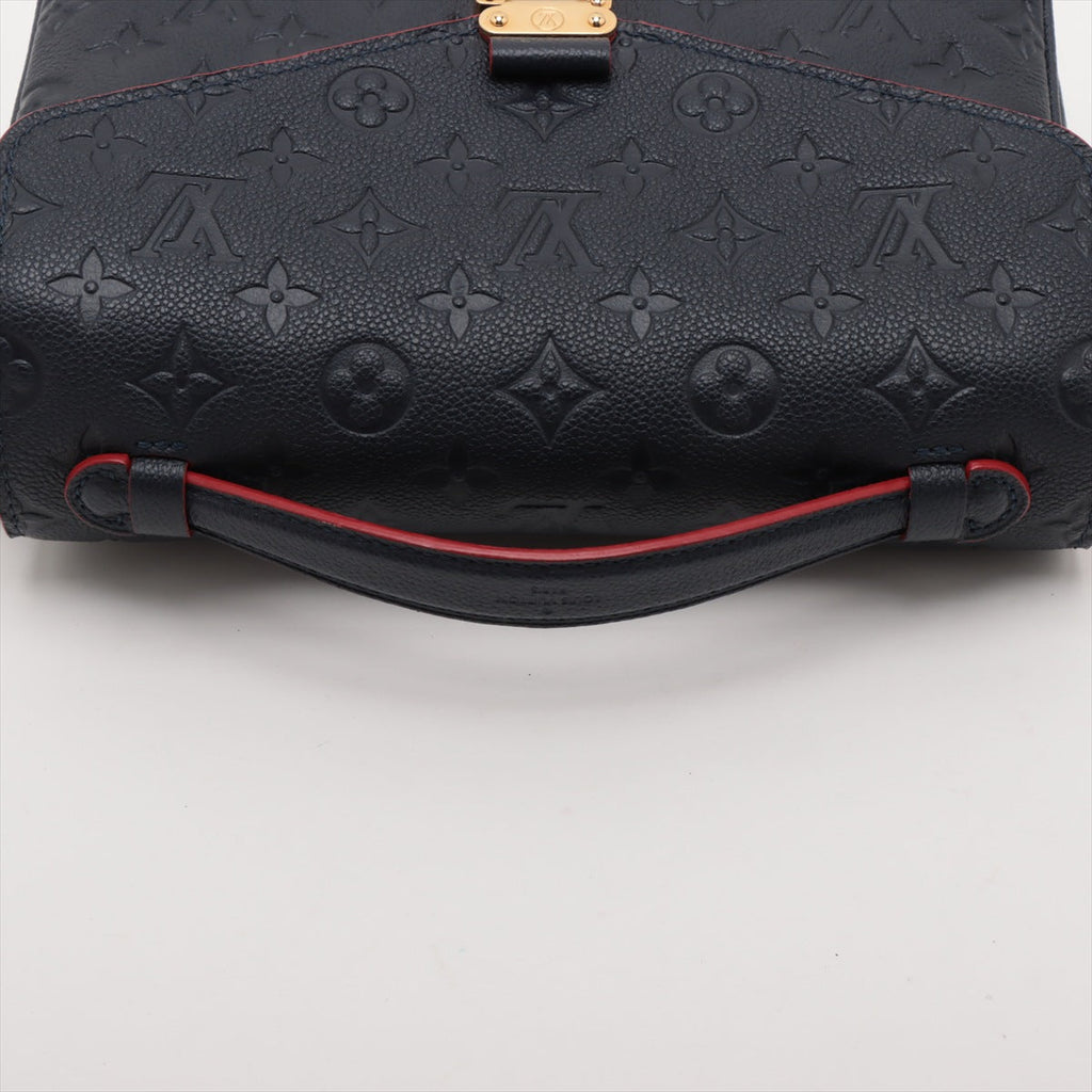 Louis Vuitton Marine Rouge Monogram Empreinte Leather Pochette Metis [Clearance Sale]