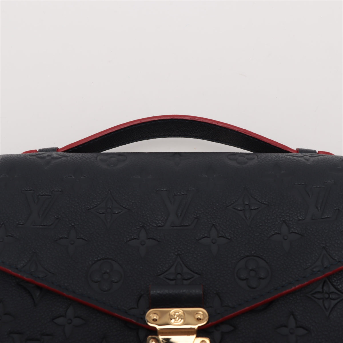 Louis Vuitton Marine Rouge Monogram Empreinte Leather Pochette Metis [Clearance Sale]