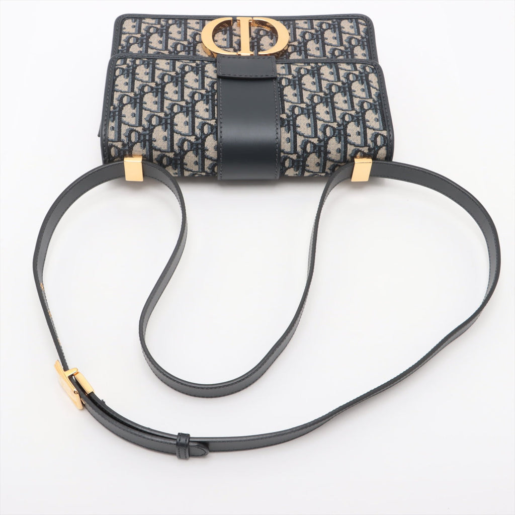 Christian Dior Blue Dior Oblique Jacquard Montaigne 30 [Clearance Sale]