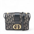 Christian Dior Blue Dior Oblique Jacquard Montaigne 30 [Clearance Sale]