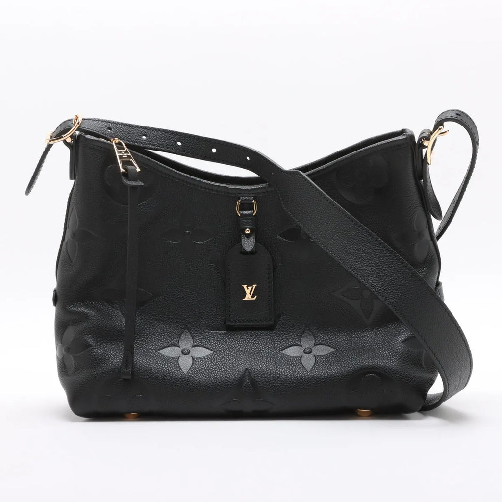 Louis Vuitton Black Monogram Empreinte Leather Carryall PM [Clearance Sale]