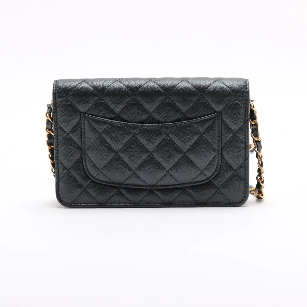Chanel Black Caviar Calfskin Wallet On Chain [Clearance Sale]