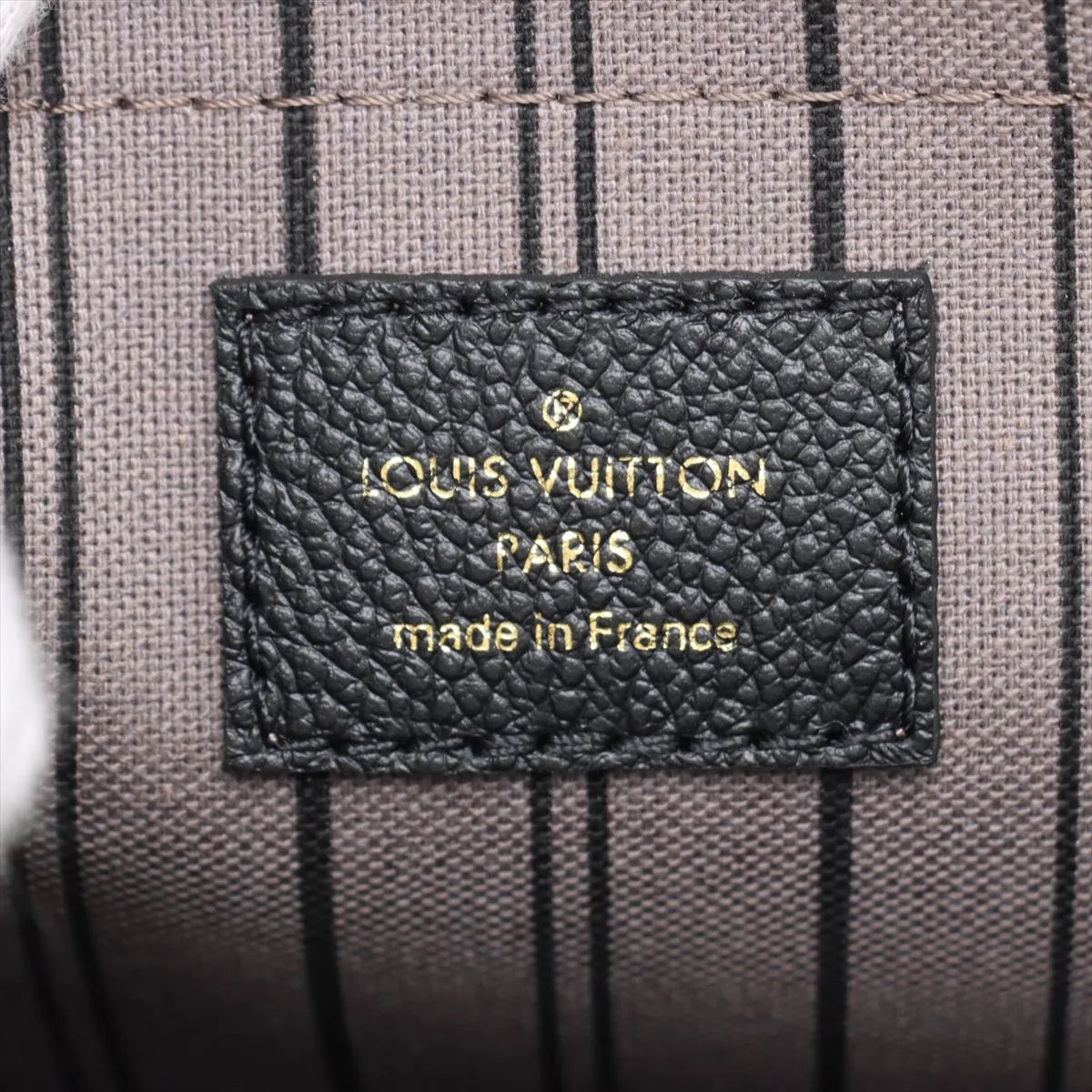 Louis Vuitton Noir Monogram Empreinte Leather Montaigne MM [Clearance Sale]