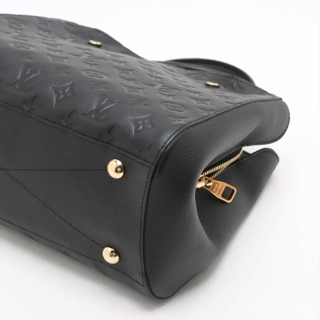 Louis Vuitton Noir Monogram Empreinte Leather Montaigne MM [Clearance Sale]