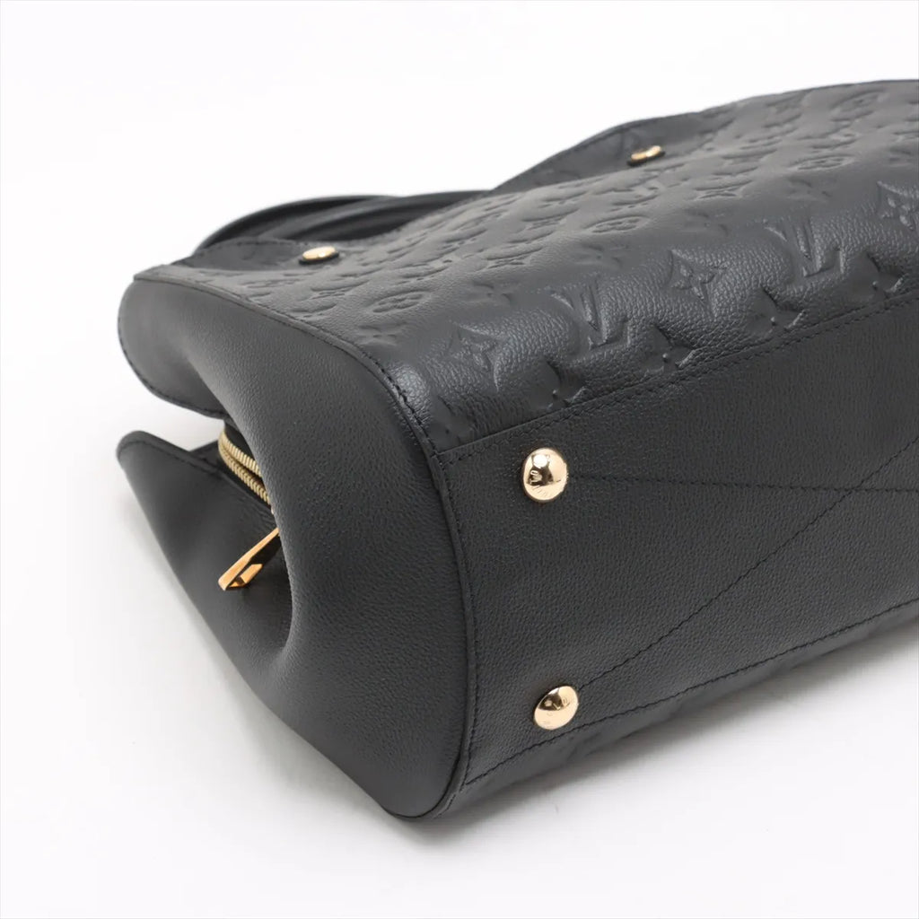 Louis Vuitton Noir Monogram Empreinte Leather Montaigne MM [Clearance Sale]