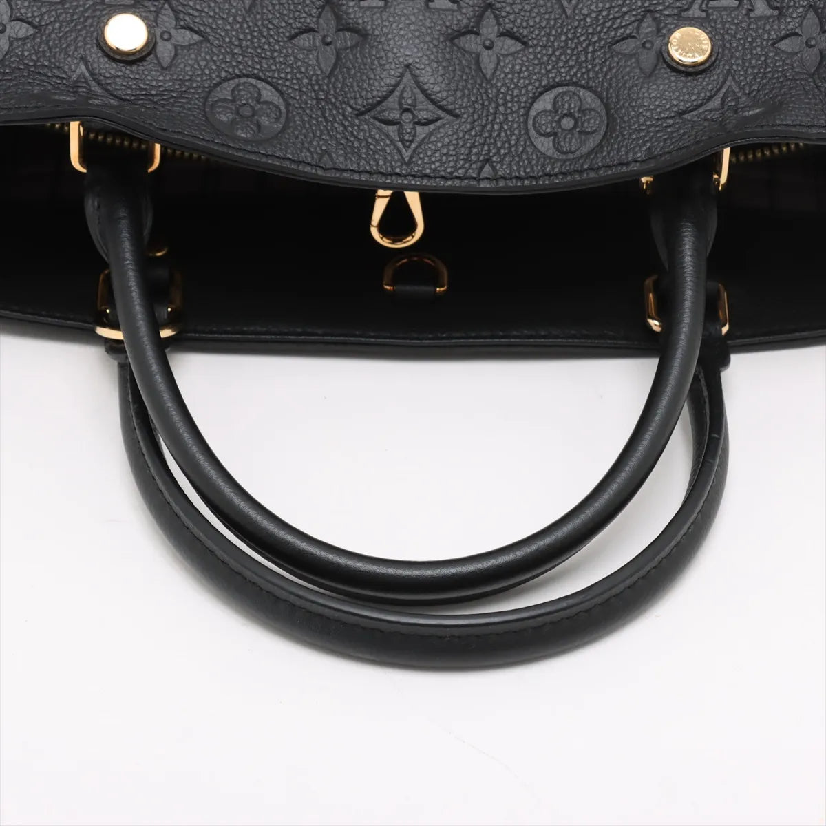 Louis Vuitton Noir Monogram Empreinte Leather Montaigne MM [Clearance Sale]