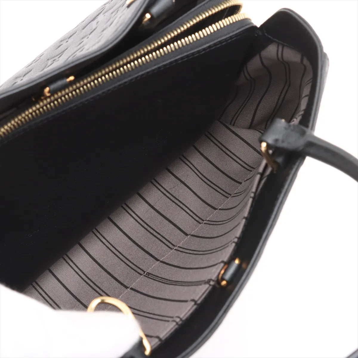 Louis Vuitton Noir Monogram Empreinte Leather Montaigne MM [Clearance Sale]