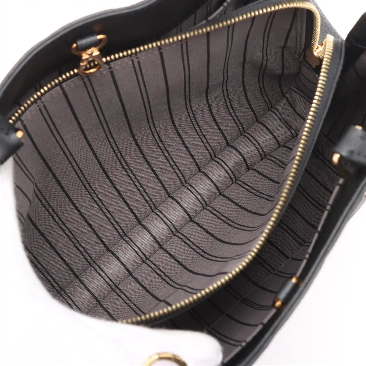 Louis Vuitton Noir Monogram Empreinte Leather Montaigne MM [Clearance Sale]