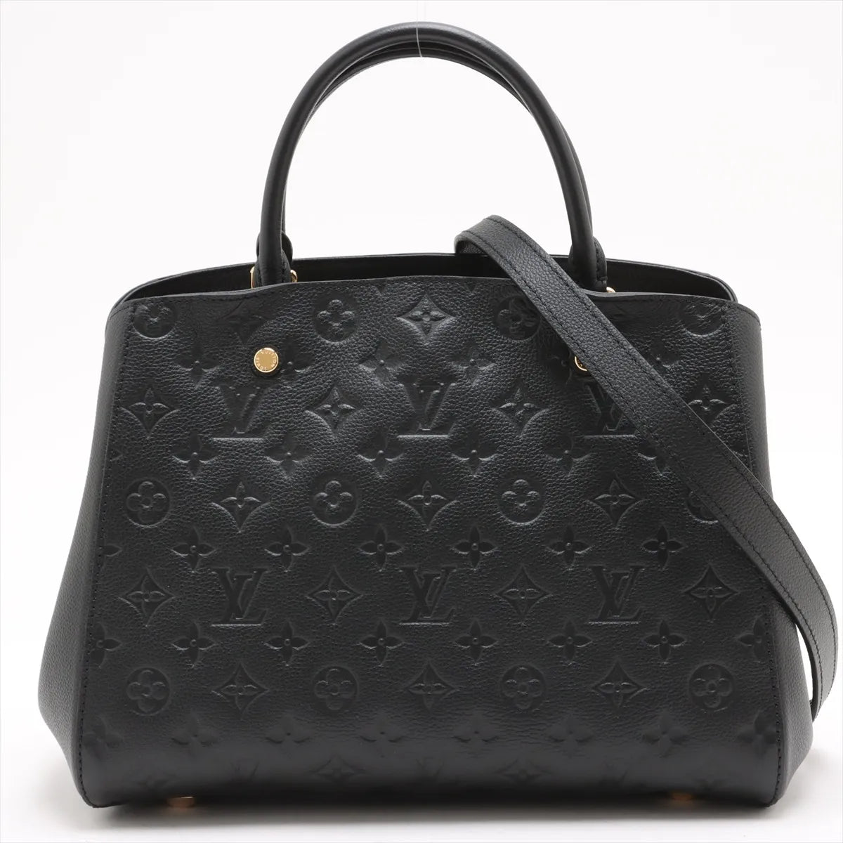Louis Vuitton Noir Monogram Empreinte Leather Montaigne MM [Clearance Sale]