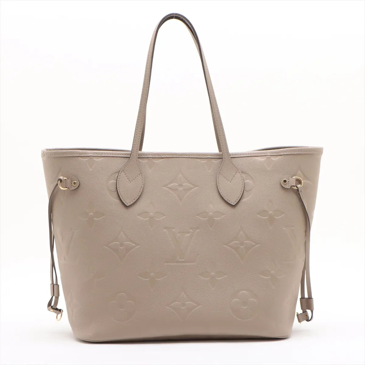 Louis Vuitton Beige Monogram Empreinte Leather Neverfull MM [Clearance Sale]