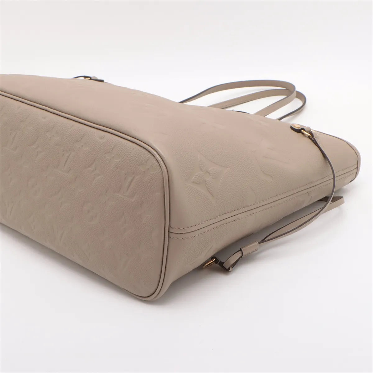 Louis Vuitton Beige Monogram Empreinte Leather Neverfull MM [Clearance Sale]
