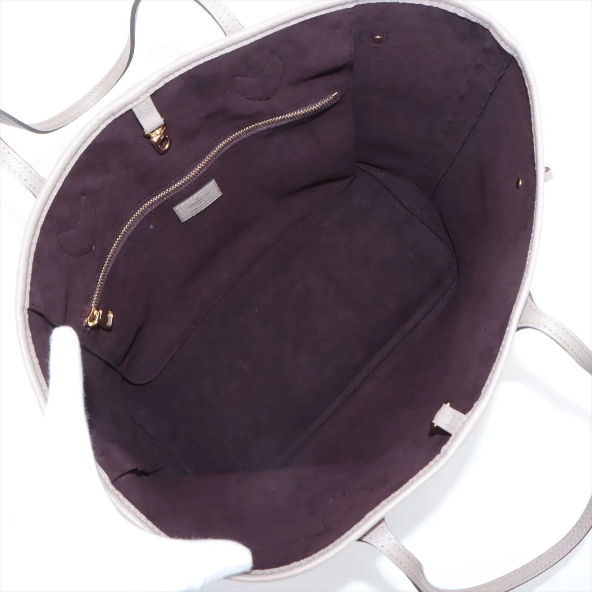 Louis Vuitton Beige Monogram Empreinte Leather Neverfull MM [Clearance Sale]