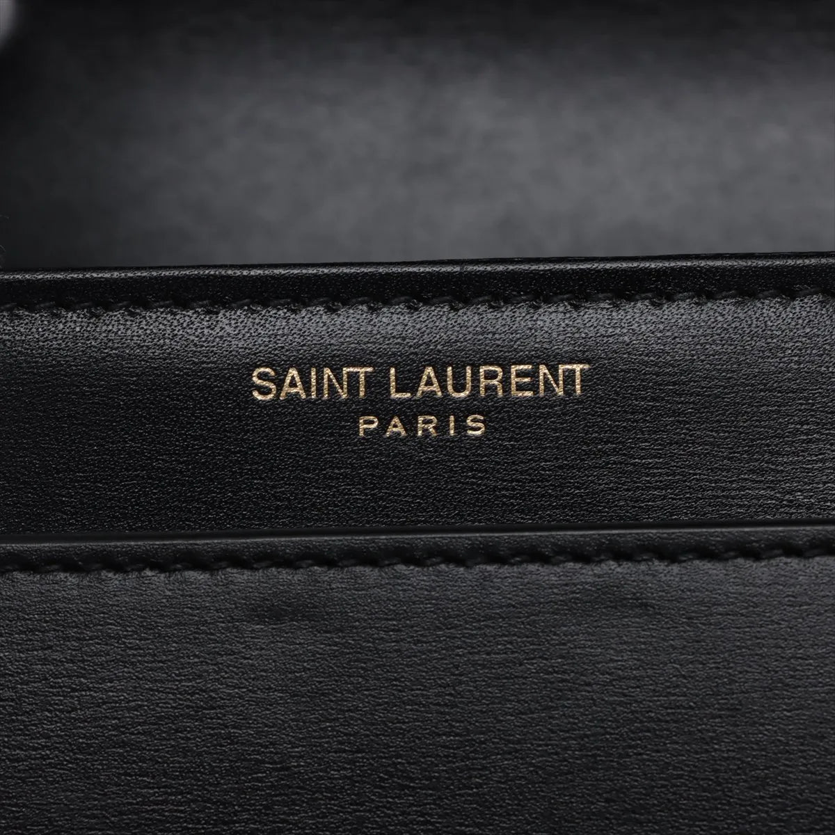Saint Laurent Black Smooth Leather Solferino Shoulder Bag [Clearance Sale]