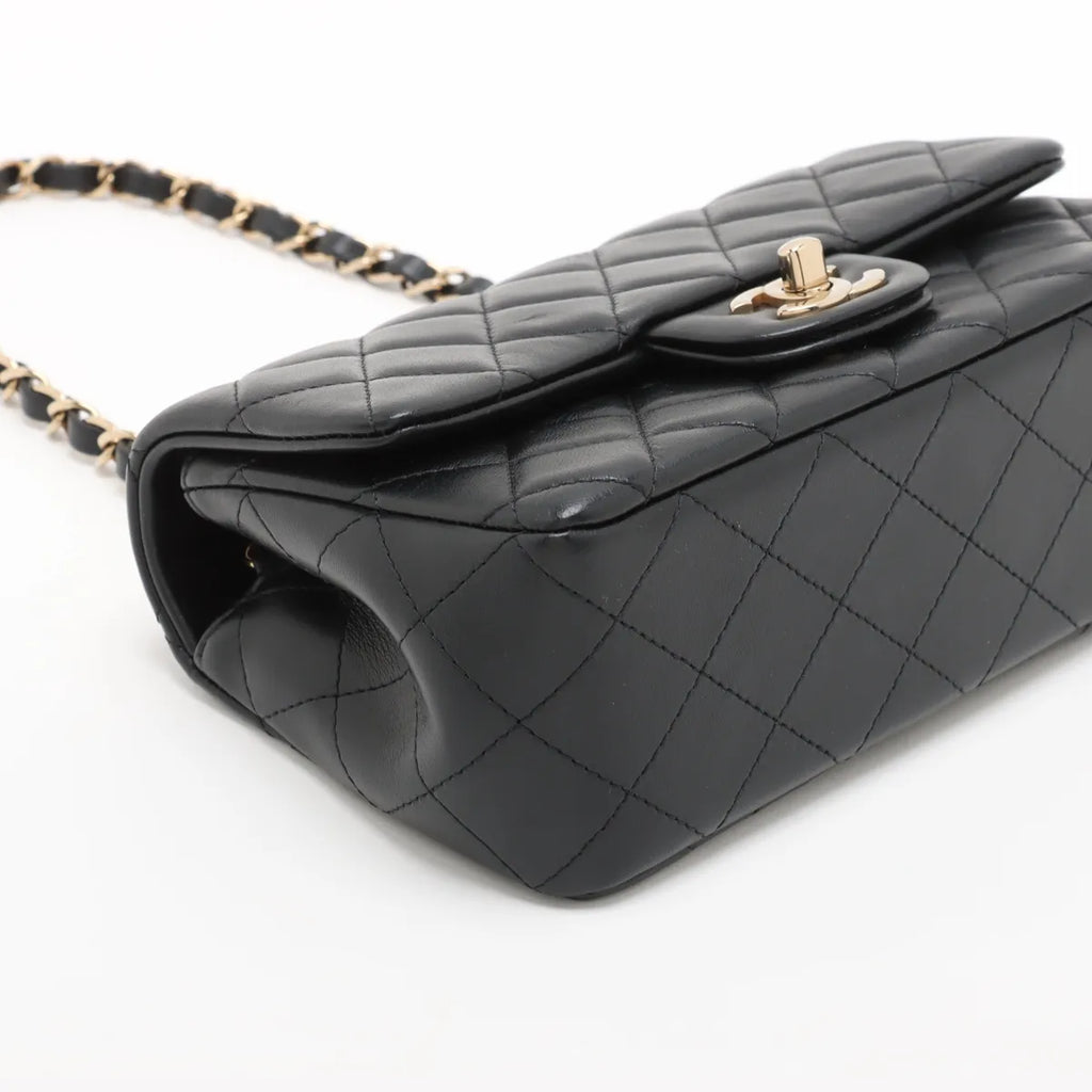 Chanel Black Nappa Lambskin Classic Mini Flap Bag [Clearance Sale]