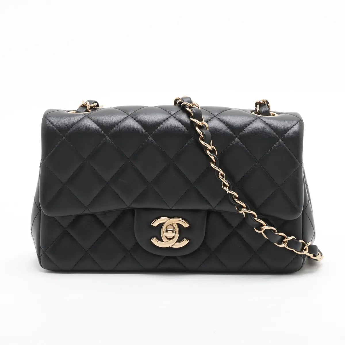 Chanel Black Nappa Lambskin Classic Mini Flap Bag [Clearance Sale]
