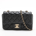 Chanel Black Nappa Lambskin Classic Extra Mini Flap Bag [Clearance Sale]