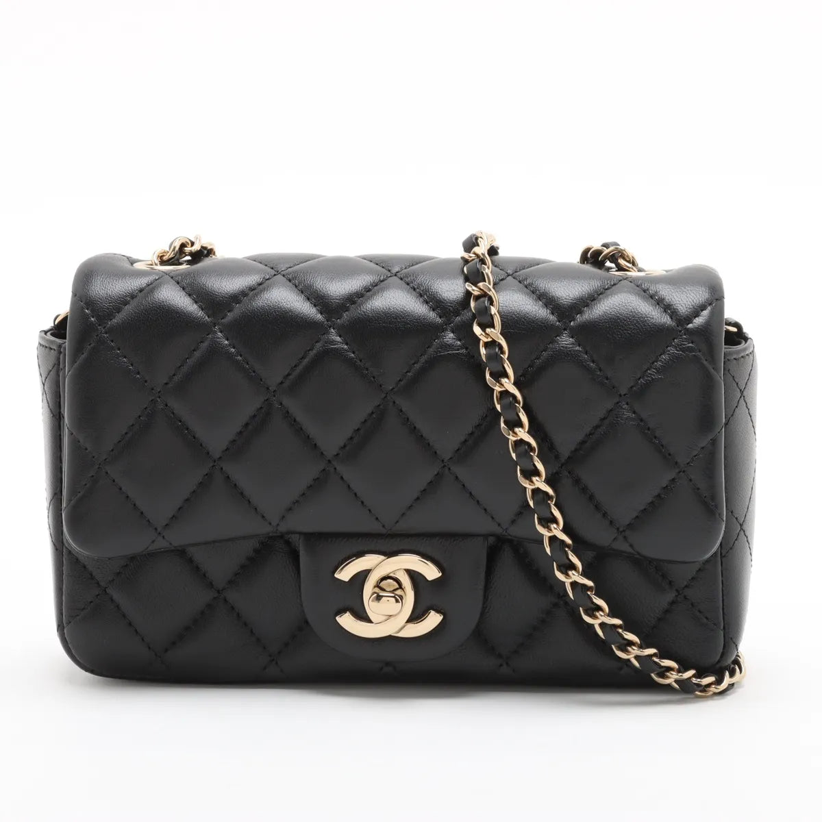 Chanel Black Nappa Lambskin Classic Extra Mini Flap Bag [Clearance Sale]