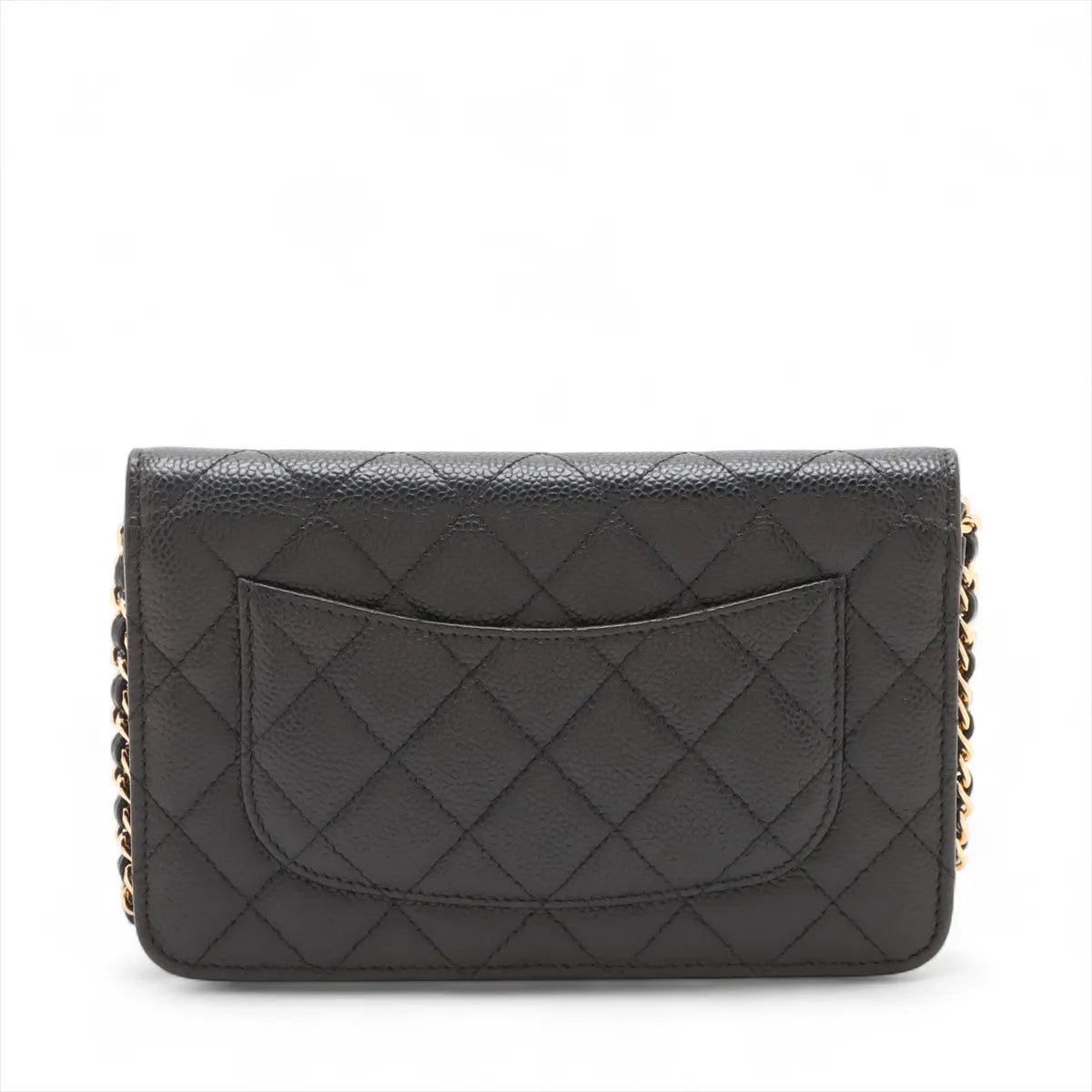 Chanel Black Caviar Calfskin Wallet On Chain [Clearance Sale]