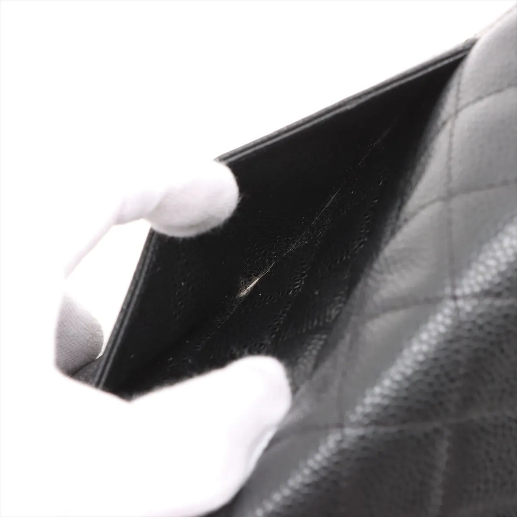 Chanel Black Caviar Calfskin Wallet On Chain [Clearance Sale]