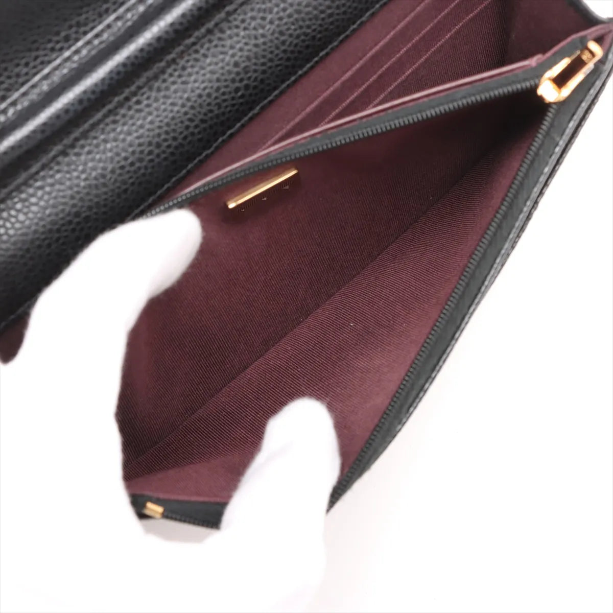 Chanel Black Caviar Calfskin Wallet On Chain [Clearance Sale]