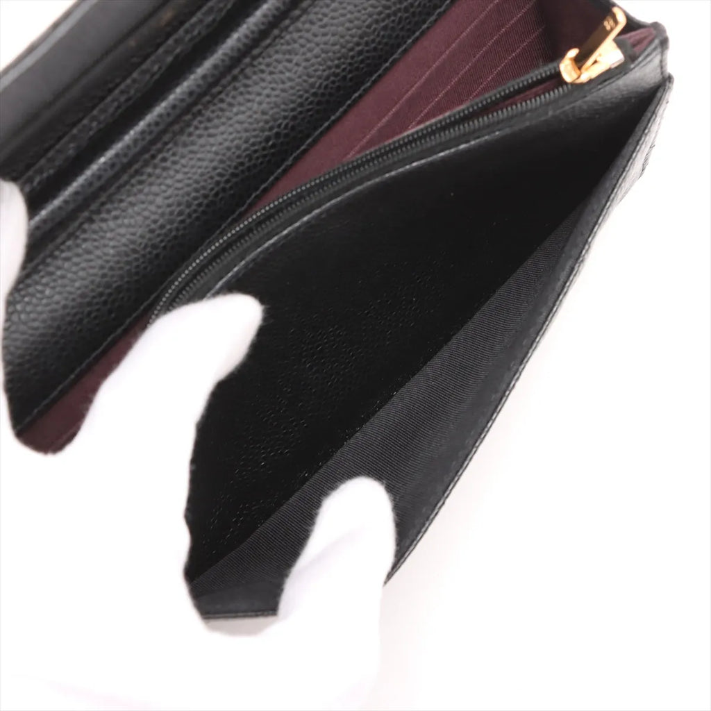 Chanel Black Caviar Calfskin Wallet On Chain [Clearance Sale]