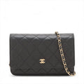 Chanel Black Caviar Calfskin Wallet On Chain [Clearance Sale]