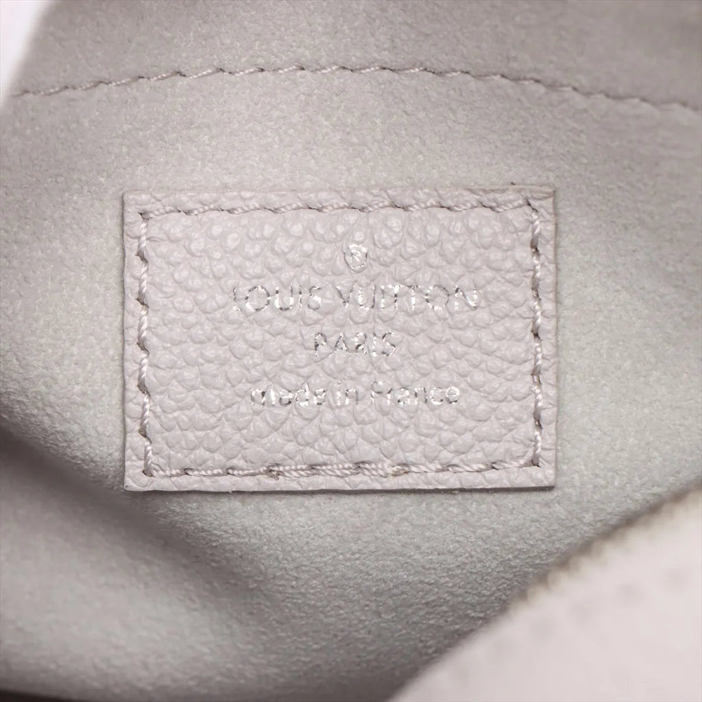 Louis Vuitton Gray Beige BiColour Monogram Empreinte Leather Speedy 20 [Clearance Sale]