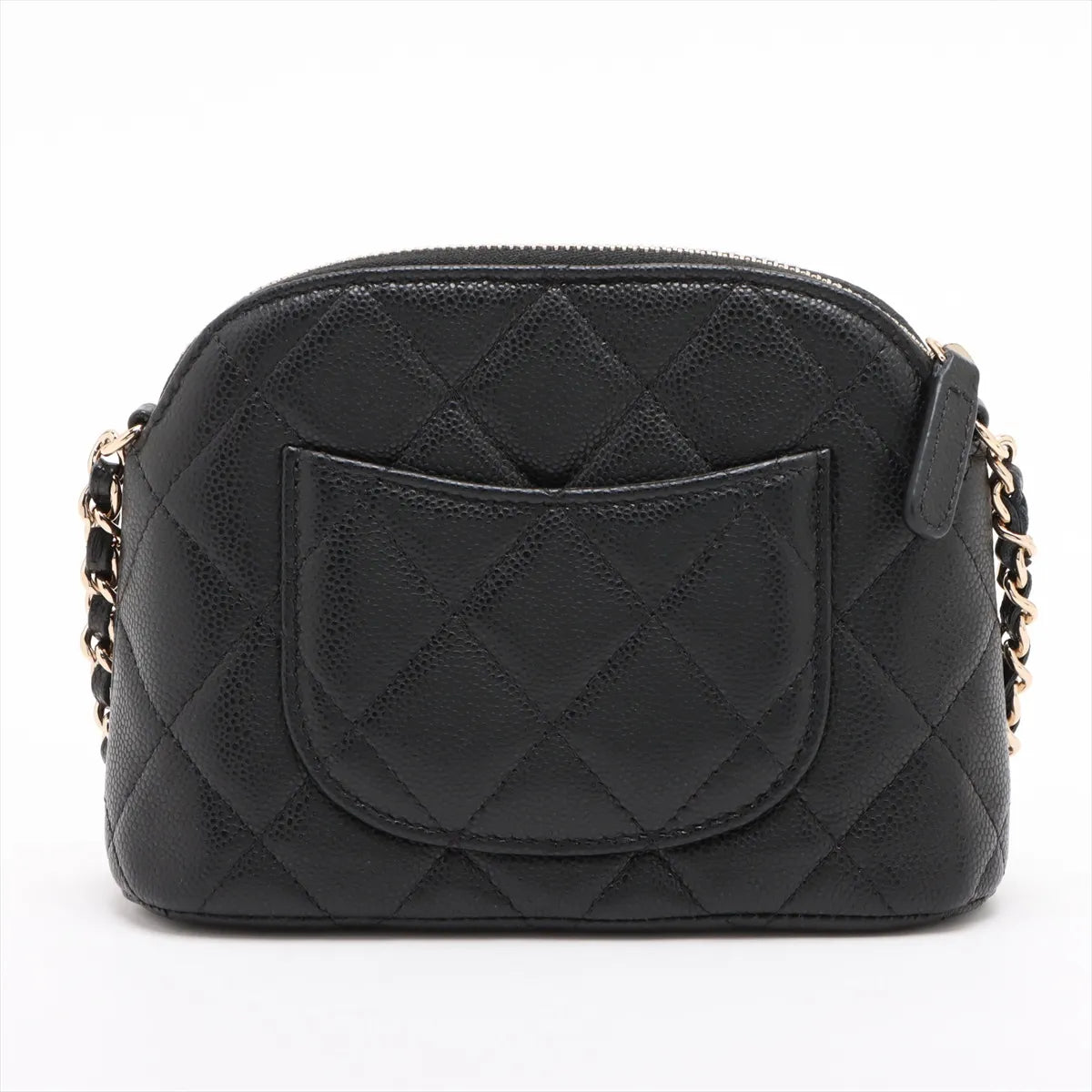 Chanel Black Caviar Calfskin Clutch with Chain [Clearance Sale]