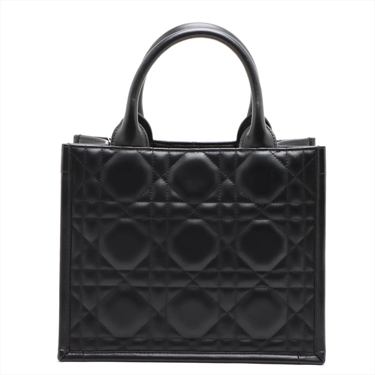Christian Dior Black Macrocannage Calfskin Small Book Tote [Clearance Sale]