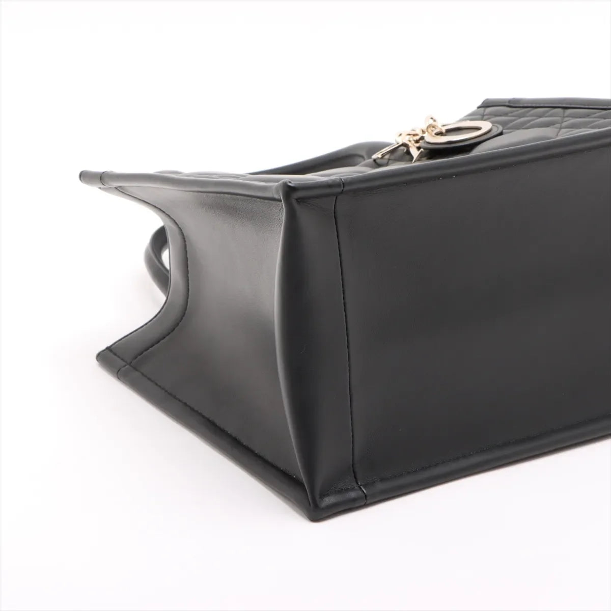 Christian Dior Black Macrocannage Calfskin Small Book Tote [Clearance Sale]
