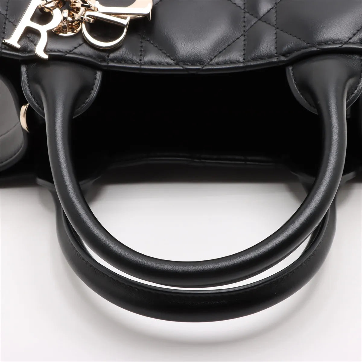Christian Dior Black Macrocannage Calfskin Small Book Tote [Clearance Sale]