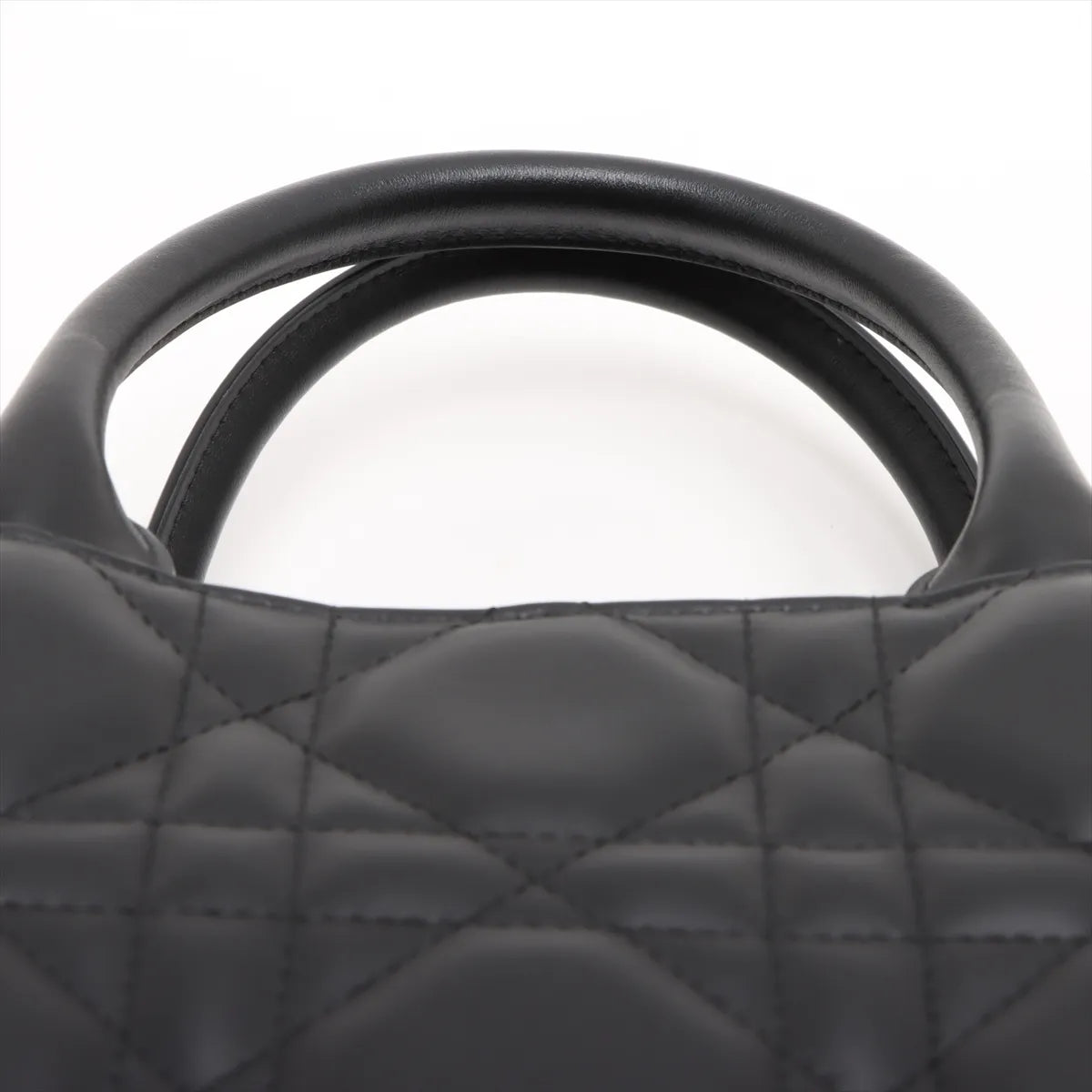 Christian Dior Black Macrocannage Calfskin Small Book Tote [Clearance Sale]