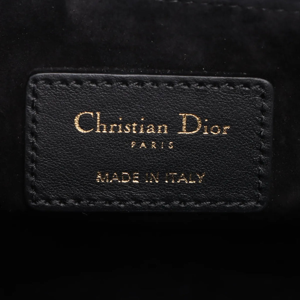 Christian Dior Black Macrocannage Calfskin Small Book Tote [Clearance Sale]