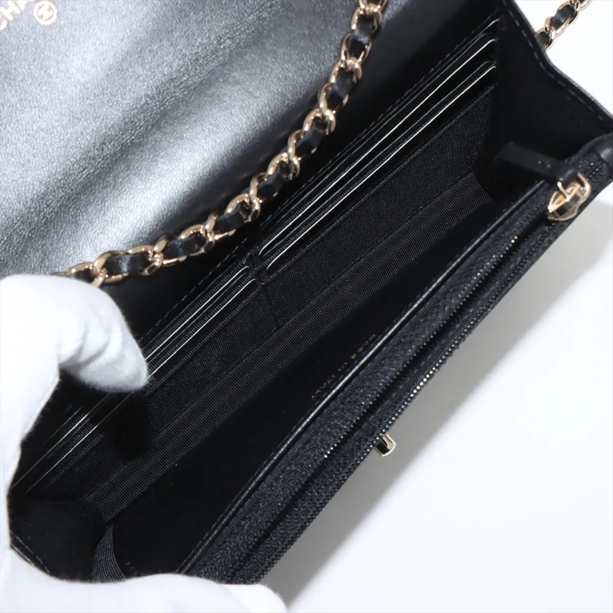 Chanel Black Lambskin Trendy CC Wallet On Chain [Clearance Sale]