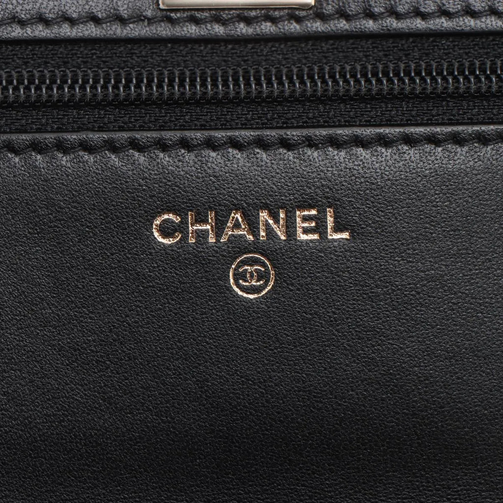 Chanel Black Lambskin Trendy CC Wallet On Chain [Clearance Sale]
