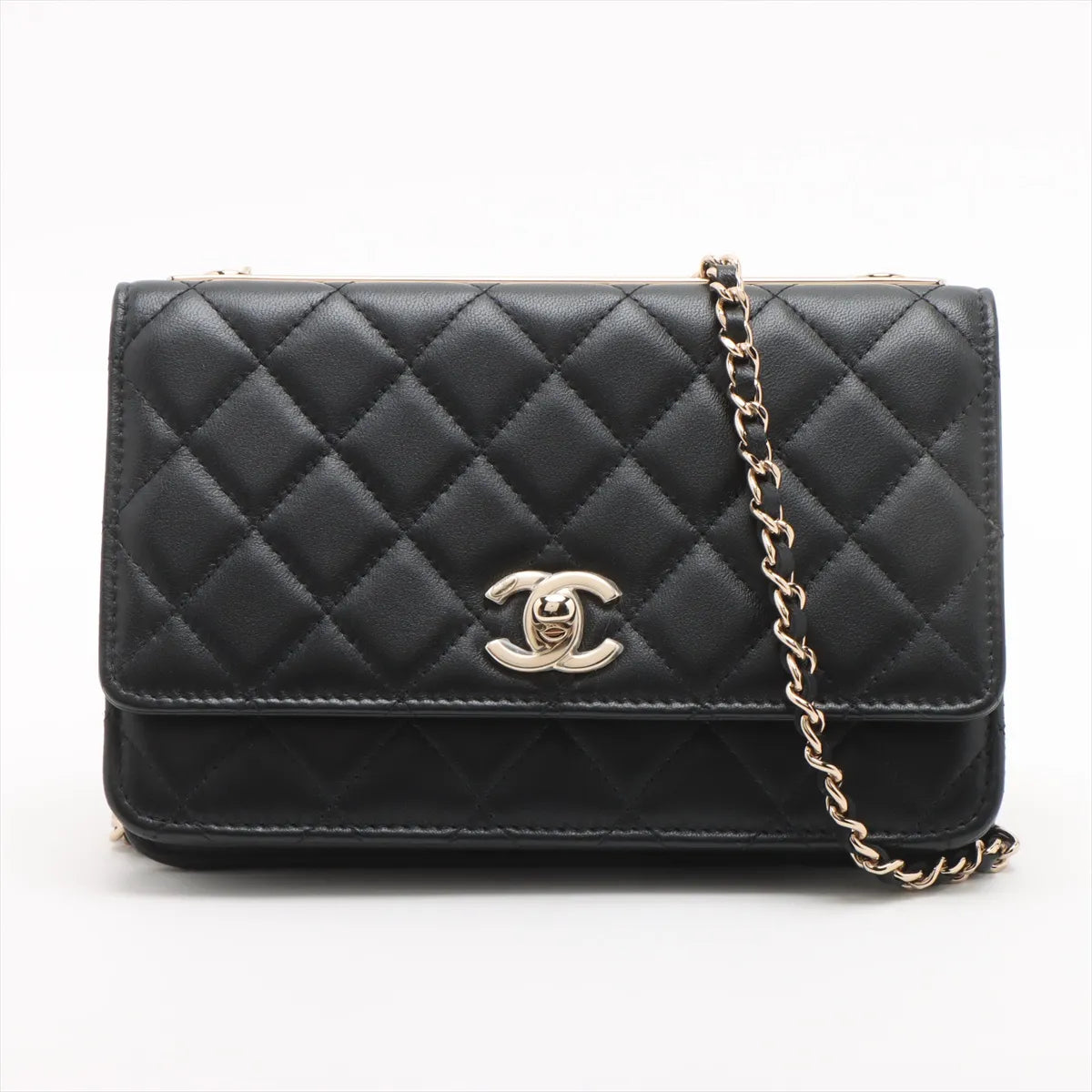 Chanel Black Lambskin Trendy CC Wallet On Chain [Clearance Sale]
