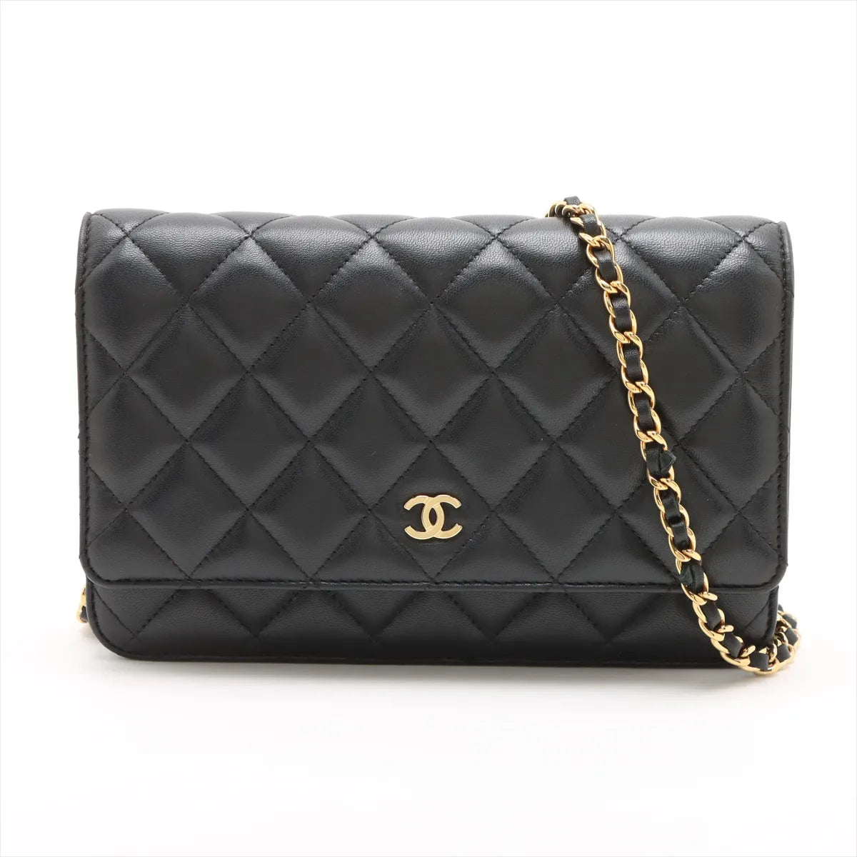 Chanel Black Nappa Lambskin Wallet On Chain [Clearance Sale]