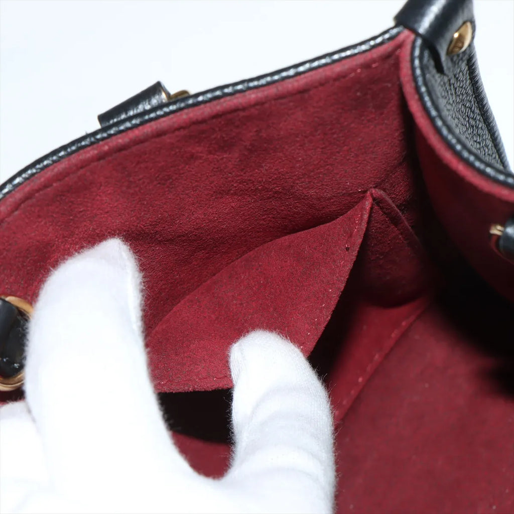 Louis Vuitton Black Beige Bicolor Monogram Empreinte Leather OnTheGo PM [Clearance Sale]