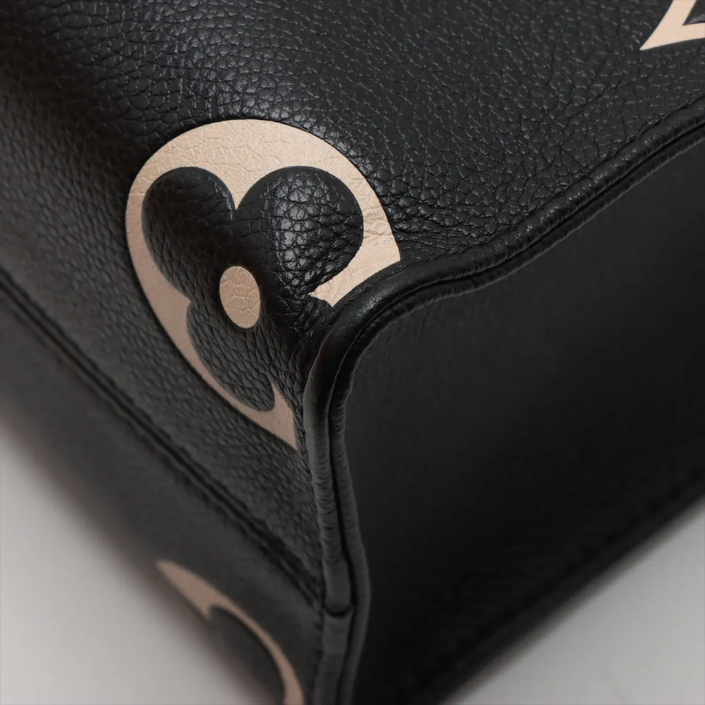 Louis Vuitton Black Beige Bicolor Monogram Empreinte Leather OnTheGo PM [Clearance Sale]