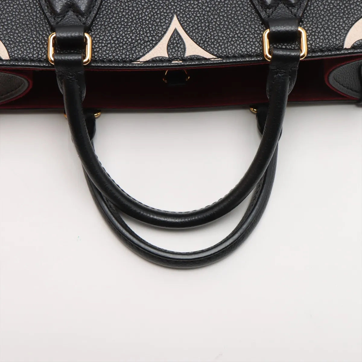 Louis Vuitton Black Beige Bicolor Monogram Empreinte Leather OnTheGo PM [Clearance Sale]