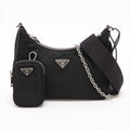 Prada Black Re-Edition 2005 Re-Nylon Shoulder Bag [Clearance Sale]