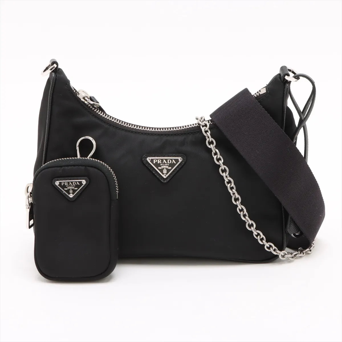 Prada Black Re-Edition 2005 Re-Nylon Shoulder Bag [Clearance Sale]