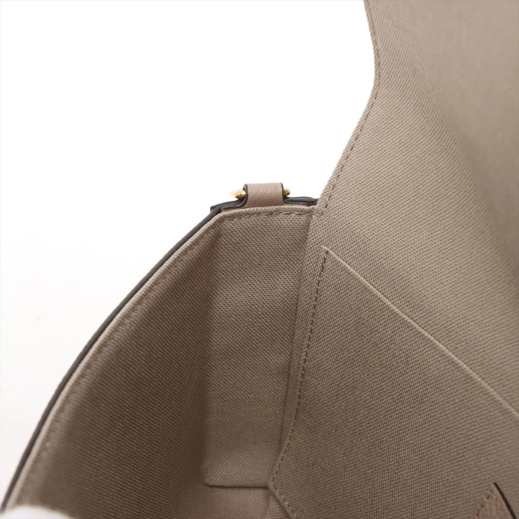 Louis Vuitton Tourterelle Beige Bicolor Monogram Empreinte Leather Pochette Felicie [Clearance Sale]