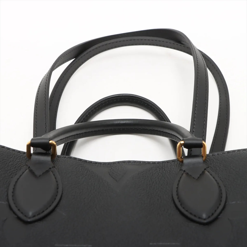 Louis Vuitton Black Monogram Empreinte Leather OnTheGo MM [Clearance Sale]