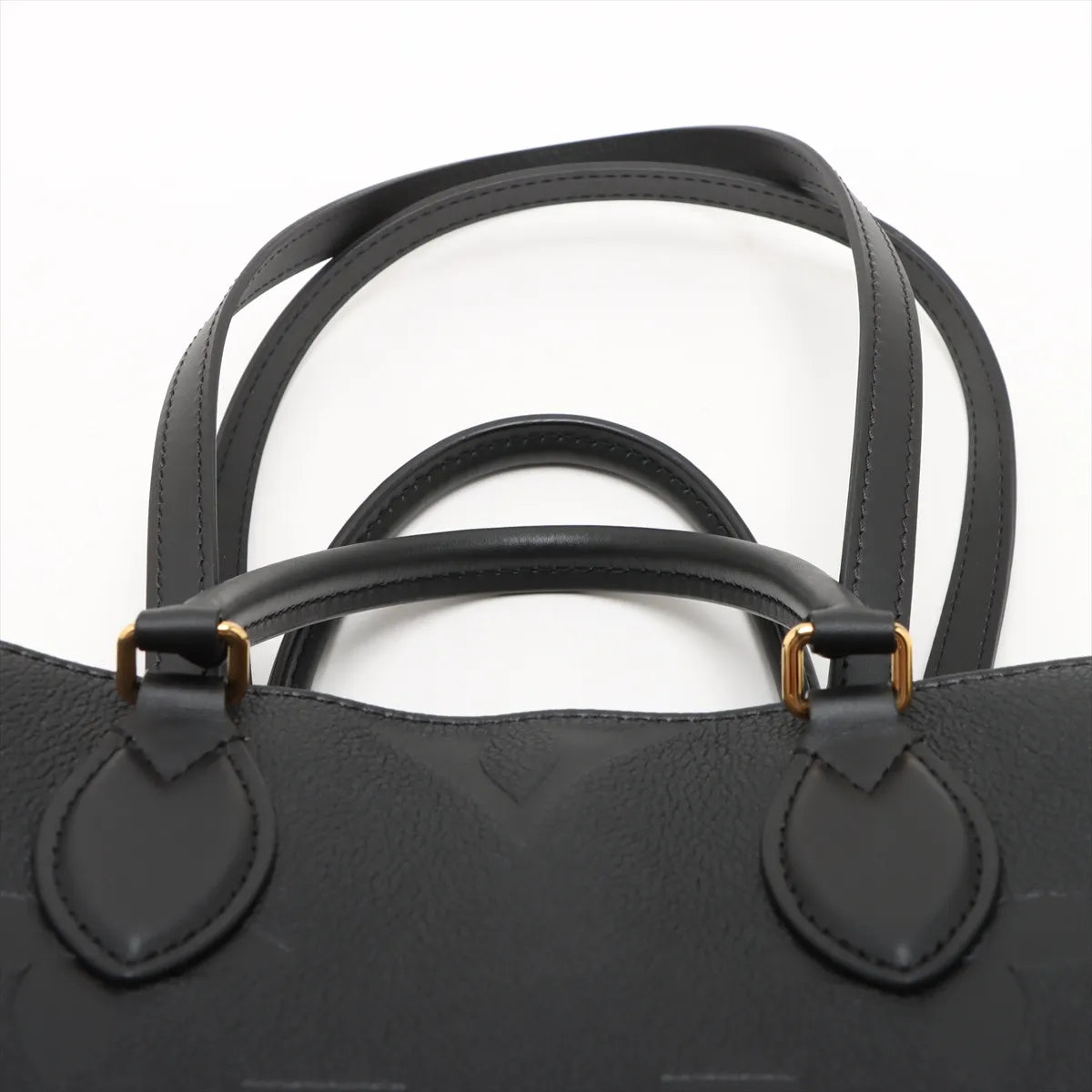 Louis Vuitton Black Monogram Empreinte Leather OnTheGo MM [Clearance Sale]