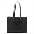 Louis Vuitton Black Monogram Empreinte Leather OnTheGo MM [Clearance Sale]